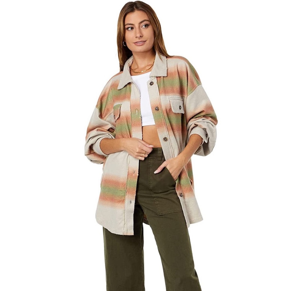 Free People | Ruby Printed Shirt Jacket NWT